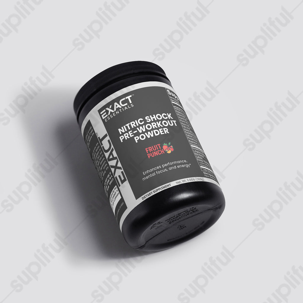 Exact Essentials Nitric Shock Pre-Workout Powder (Fruit Punch)