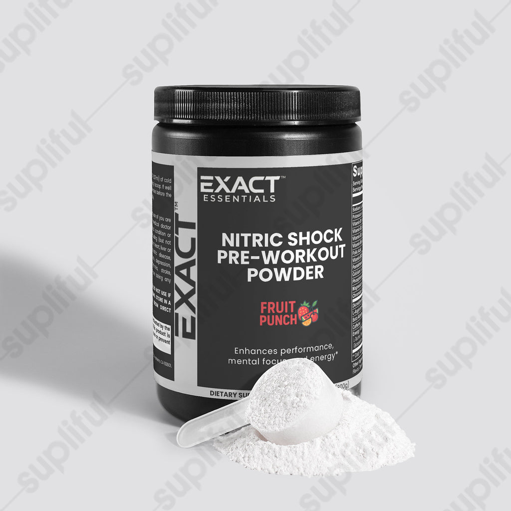 Exact Essentials Nitric Shock Pre-Workout Powder (Fruit Punch)