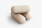Two beige capsules on a white background with 'Supplement' branding.